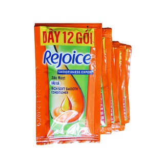 🌸🌸Combo 10 dây Dầu xả siêu mượt Rejoice 12 gói x 6g