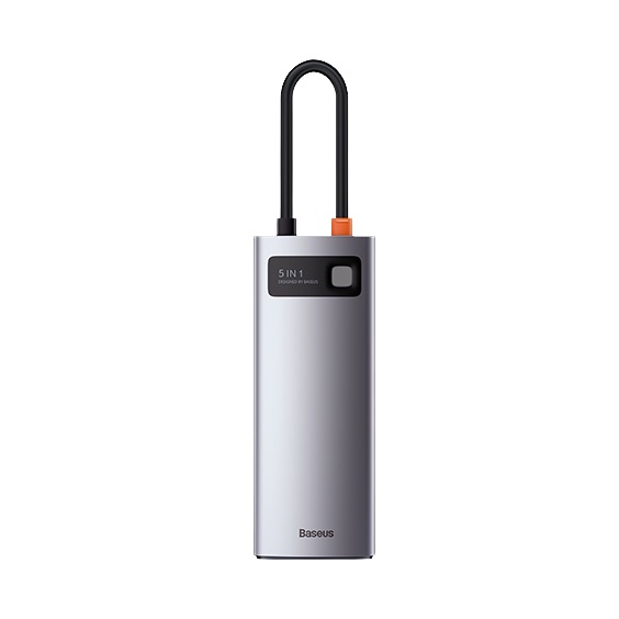 HUB chuyển đổi Baseus Metal Gleam Type-C 5 trong 1 - Chính Hãng