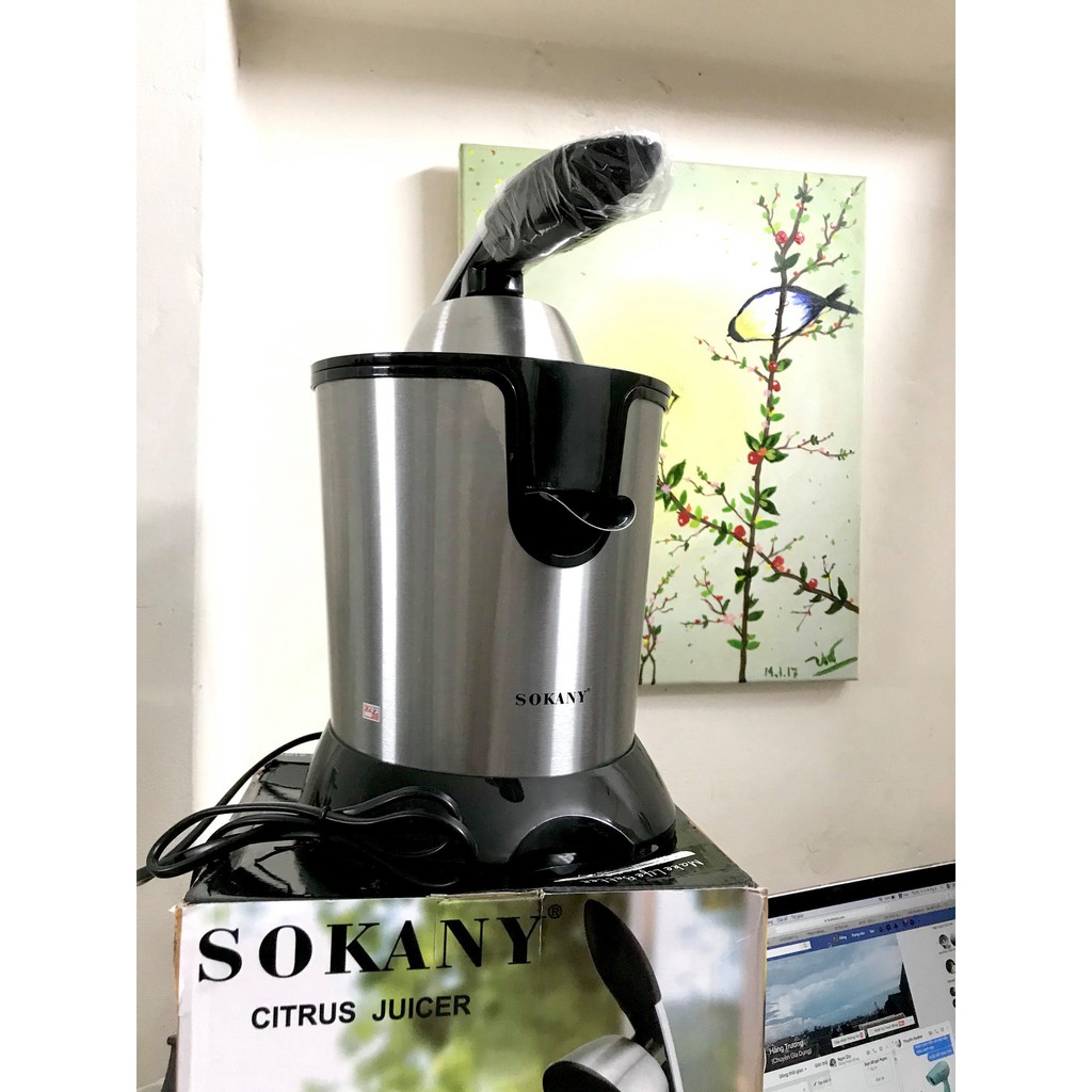 Máy vắt cam bằng điện cho quán SOKANY JE-618D - 85W