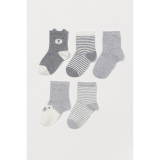 [AUTH] Set 5 đôi tất H&M Authentic cho bé trai bé gái