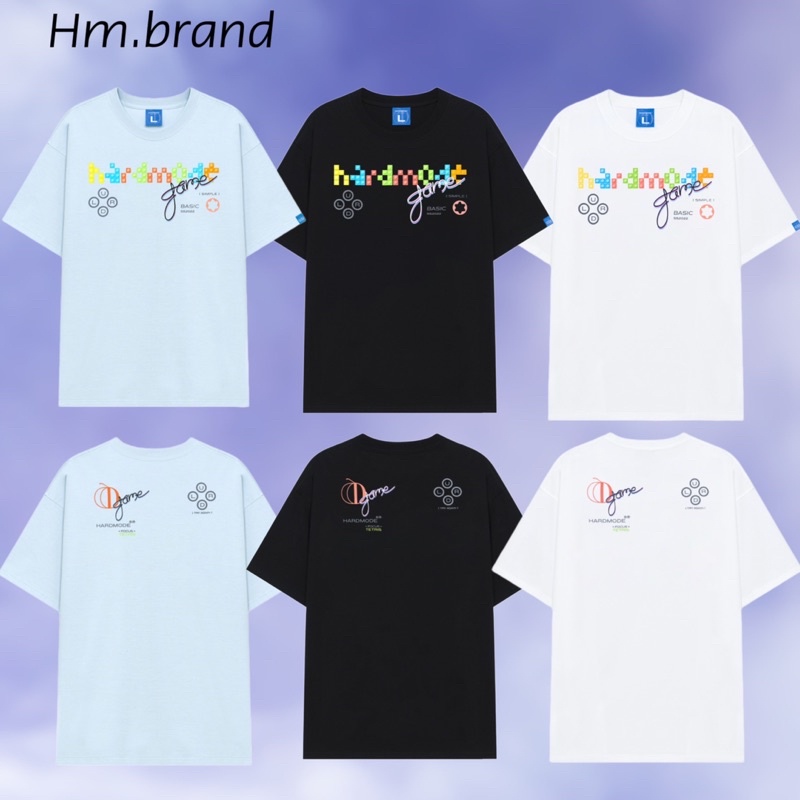 Áo thun cotton bricklaying game tee. áo thun from rộng nam nữ