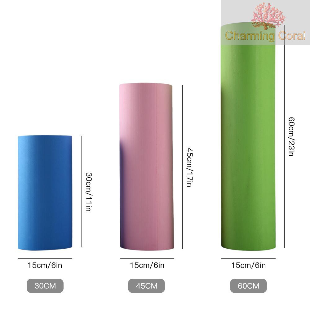Con lăn cơ xốp EVA mật độ cao tự massage cho phòng tập thể dục tập Yoga pilates 30cm / 45cm / 60cm