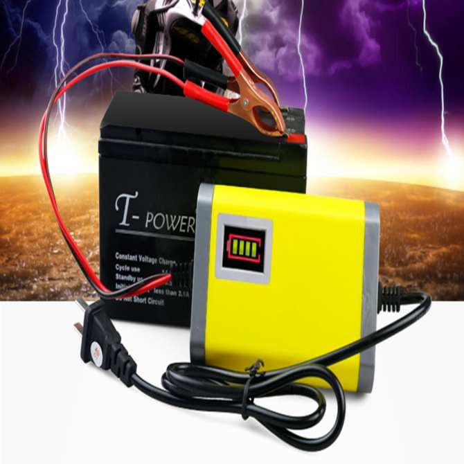 [FREESHIP] Sạc ắc quy 12V-2AH sạc bình ắc quy ô tô, xe máy từ 12Ah đến 20Ah