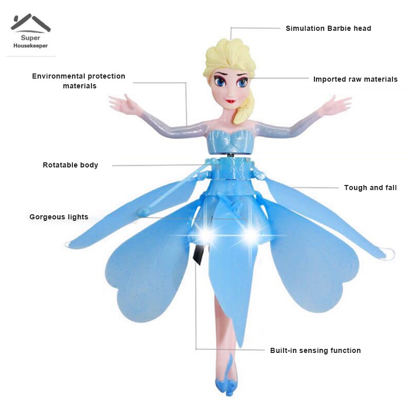 Máy bay đồ chơi hình công chúa Elsa