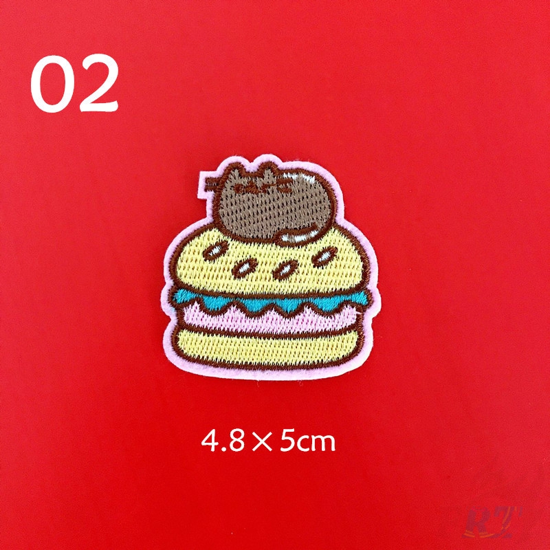 1 Sticker Ủi Thêu Hình Mèo Dễ Thương