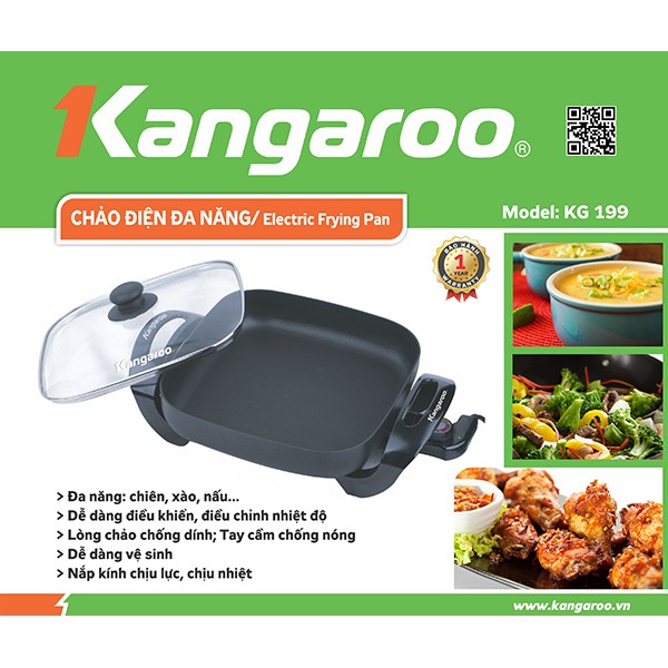 Chảo điện đa năng Kangaroo KG199