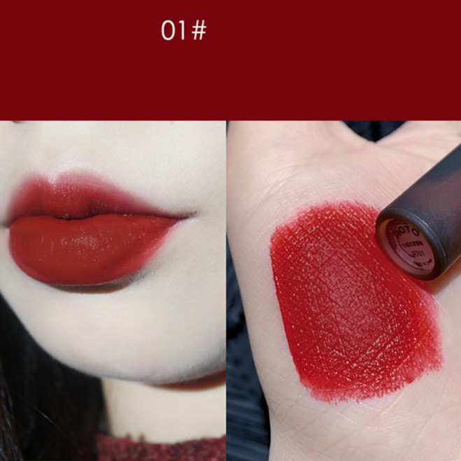 Son kem Roto hổ phách Air Lip Glaze màu nhung Matte