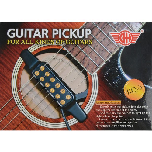 Tăng âm nối ra loa -Pickup Guitar Alice KQ3 ( Ảnh thật )