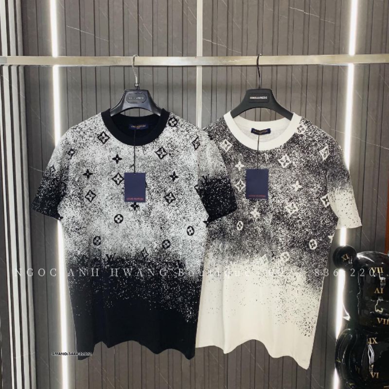 Áo thun cotton tay lỡ unisex - - ÁO LOANG LV NỬA THÂN - - mẫu hot 2022