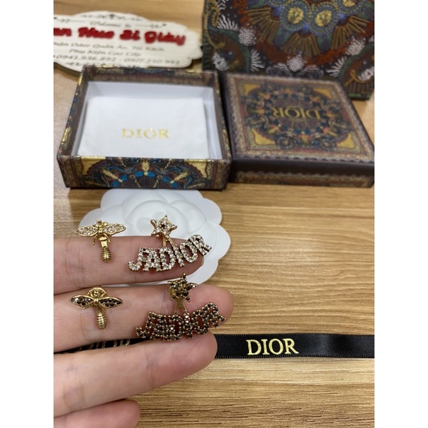 Bông tai cao cấp Dior