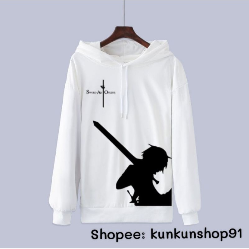 Áo Hoodie Tay Dài Anime Sword Art Online Nam Nữ Đủ Size