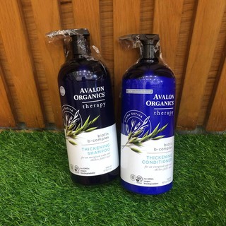 Dầu gội/xả biotin hữu cơ làm dày tóc Avalon Organics