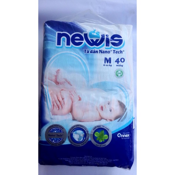 Bỉm newis M40 dán hàng miếng tặng
