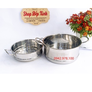 Xửng hấp cao cấp Fivestar standard không nắp tặng 1 muỗng canh  24cm 26cm