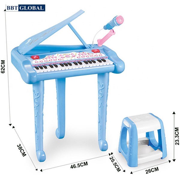 Đồ chơi đàn Piano cho bé 37 phím có ghế ngồi DJ206