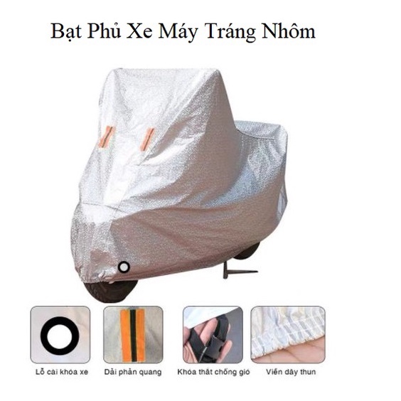 Bạt phủ xe máy loại tốt Chống nóng, chống mưa, chống nước, chống xước - Loại dày cao cấp