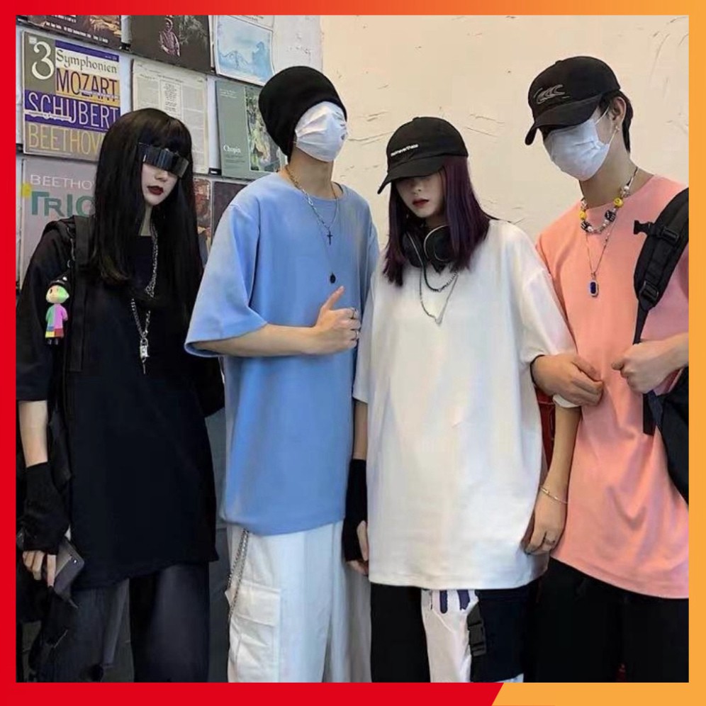 Áo thun trơn tay lỡ unisex cho nam và nữ, chất liệu cotton cao cấp, thoáng mát, co giãn, nhiều màu sắc - TTL01 HaHo Fash | BigBuy360 - bigbuy360.vn