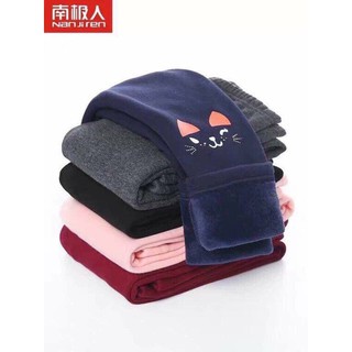 QUẦN LEGGING MÈO LÓT LÔNG CHO BÉ