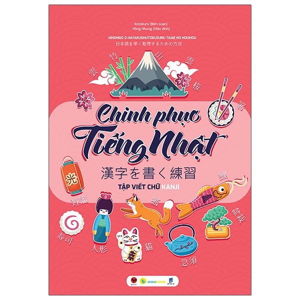 Sách - Chinh phục tiếng Nhật: Tập viết chữ Kanji - BV_TN-95k-9786048892869