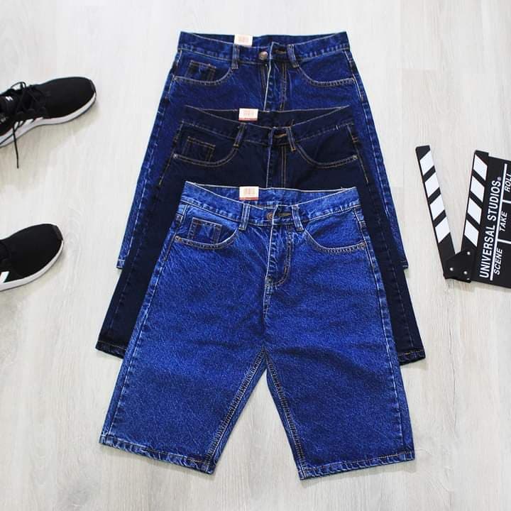 Quần short Nam ống Suông Chất Jean Cao Cấp thiết kế phong cách THƯỜNG DÂN STORE