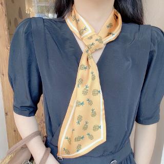 Khăn quàng cổ lụa dài thắt nơ thời trang dành cho nữ