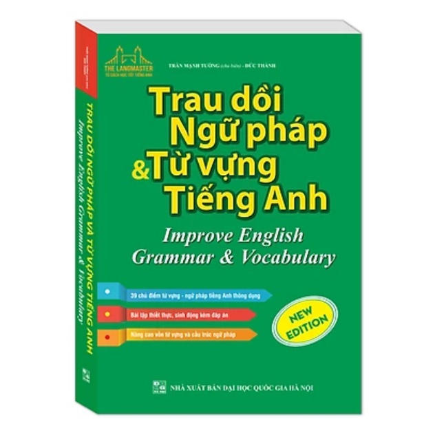 Sách - Combo 130 Bài Ngữ Pháp Tiếng Anh màu +Trau dồi ngữ pháp &amp; từ vựng tiếng Anh