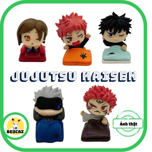 [Full Box Tặng Hộp Bảo Vệ] Mô hình chibi Jujutsu Kaisen ngủ dễ thương Đồ chơi Jujutsu Kaisen Chú Thuật Hồi Chiến