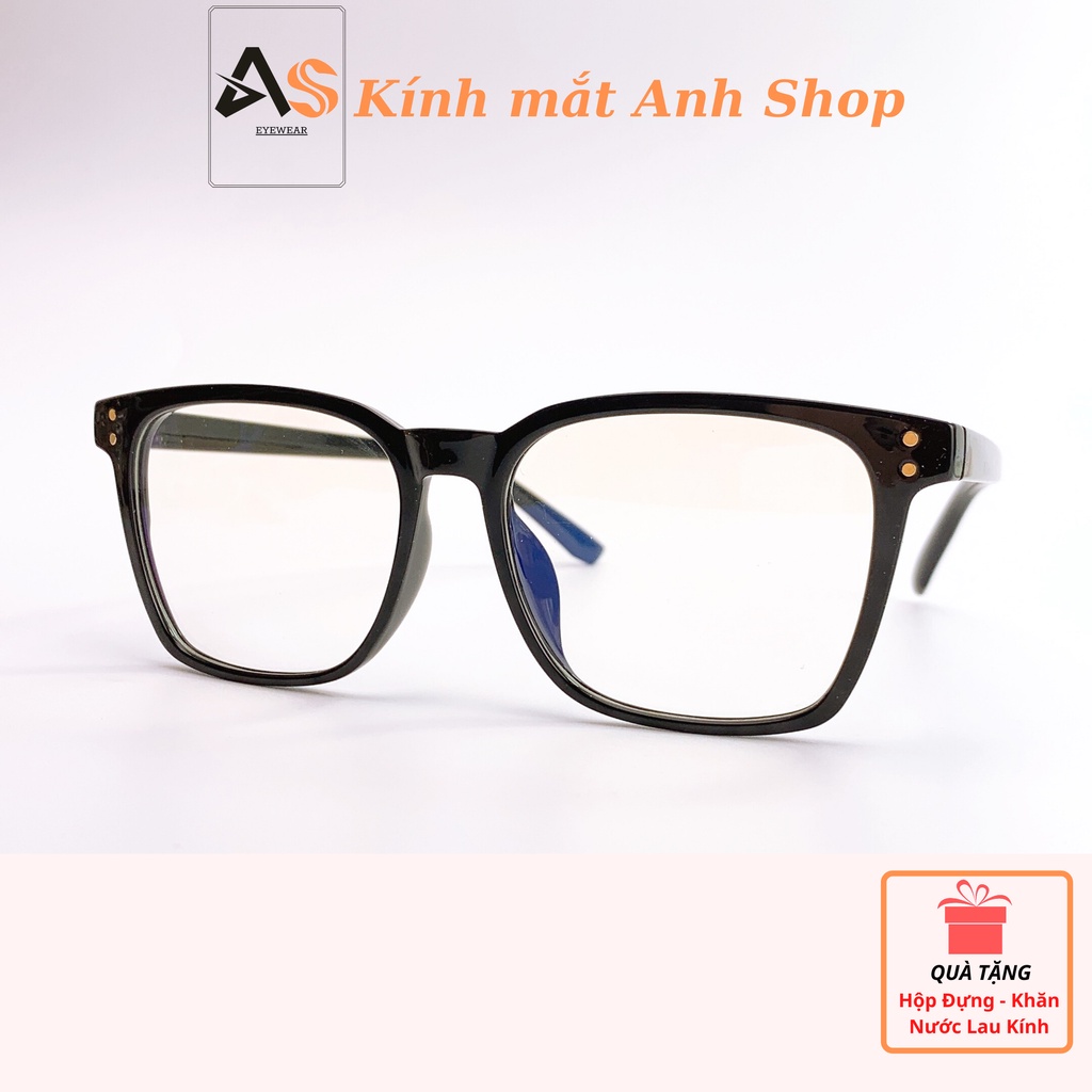 Gọng kính mắt vuông to chất liệu nhựa dẻo bền chắc chắn 616