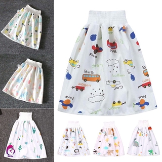 【Hàng mới về】 Comfy Children Diaper Skirt Shorts 2 in 1 Waterproof Super Absorbent Leak-proof Washable Baby Diaper Skirt Pants