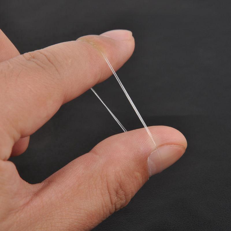 Bộ 500 dây buộc tóc trong suốt co giãn
