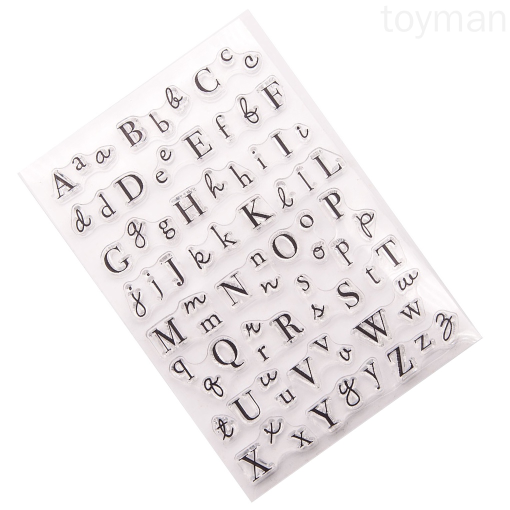 Con Dấu In Chữ Tiếng Anh Trang Trí Sổ Tay Diy