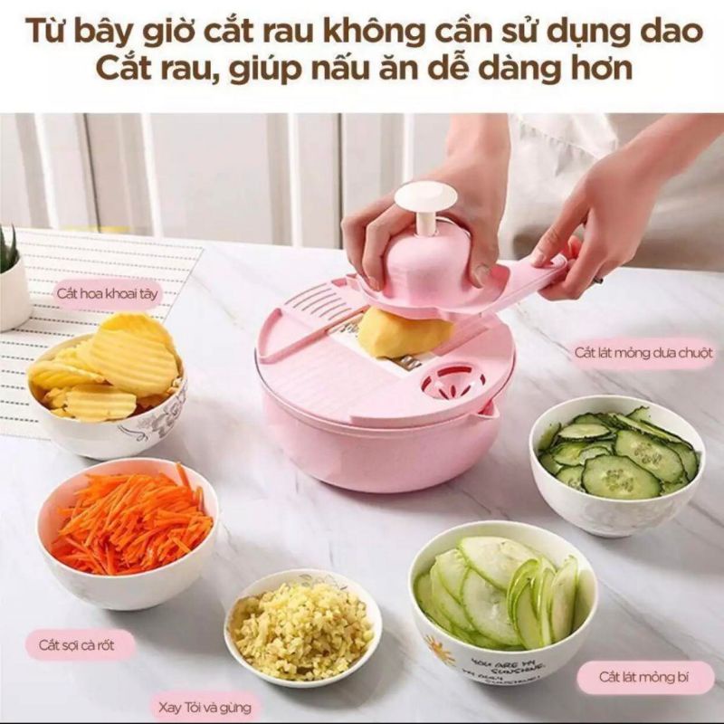 Bộ Dụng Cụ Cắt Gọt Rau Củ Quả Đa Năng Lúa Mạch 5 Trong 1 Siêu Tiện Dụng Cho Nhà Bếp