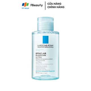 Nước tẩy trang làm sạch sâu cho da dầu nhạy cảm La Roche-Posay Effaclar Micellar Water Ultra 100ml