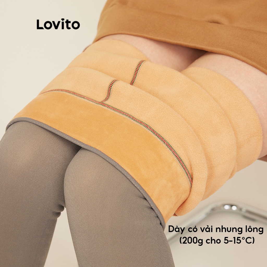 Lovito Tất trơn mỏng cơ bản độ giãn cao thông thường LL4026 (Đen / Màu da / Xám / Cà phê)
