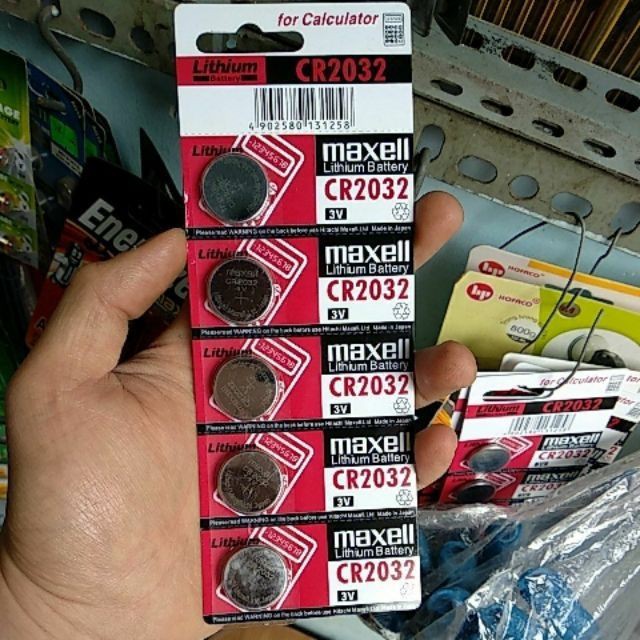 100 Viên pin Cr2032 Maxell 3v | Maxell Lithium Battery 3V