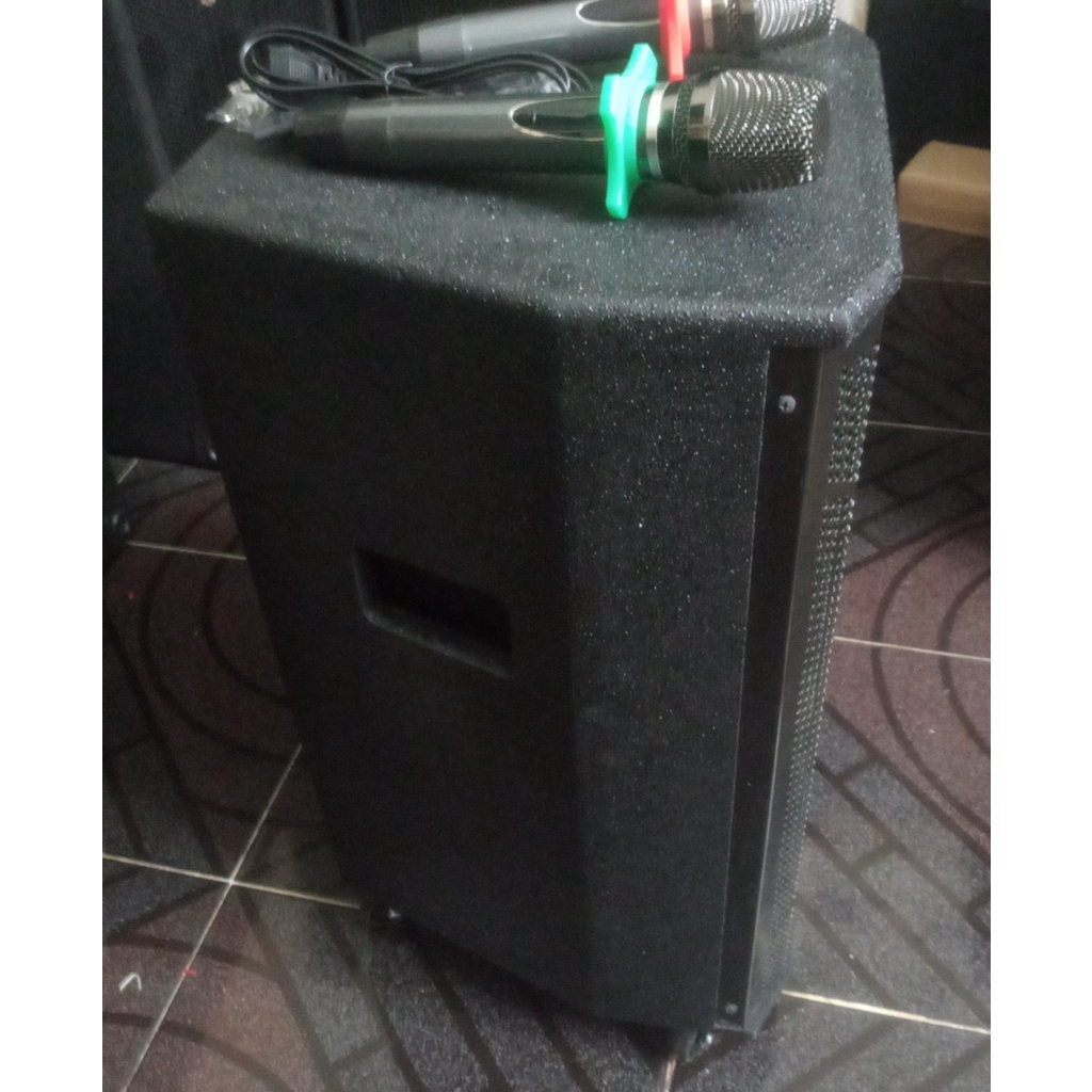 Loa Kéo Karaoke Hay Dù Không Mở Lớn Công Suất Loa 500W Thùng Sơn.
