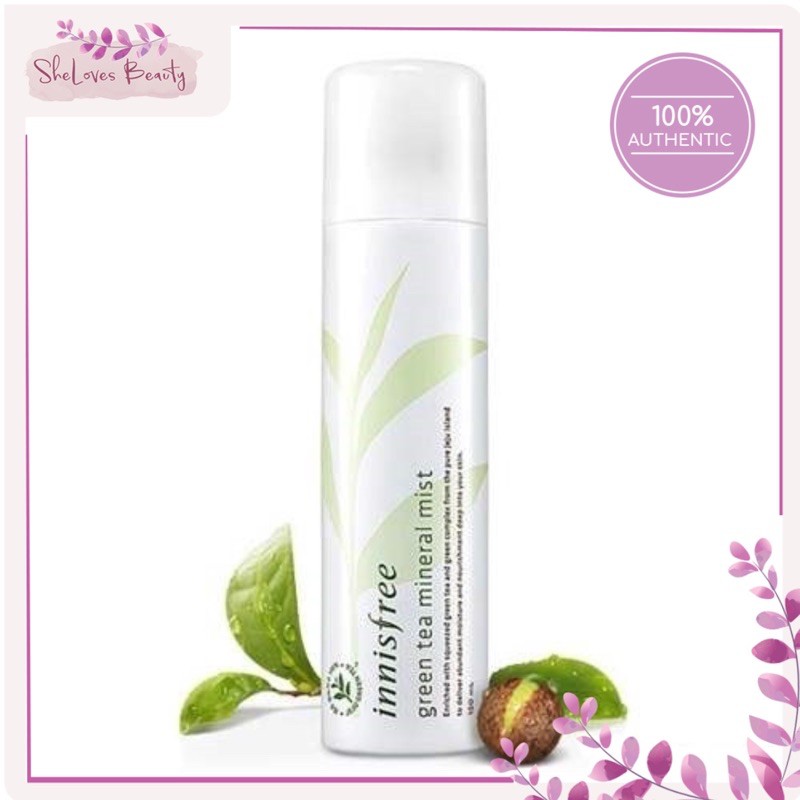 Xịt khoáng Innisfree Green Tea Mineral Mist 50 ml