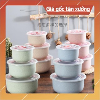 BỘ 3 BÁT LÚA MẠCH - HÚT CHÂN KHÔNG THÂN THIỆN VỚI MÔI TRƯỜNG - NHẸ - BỀN - ĐẸP