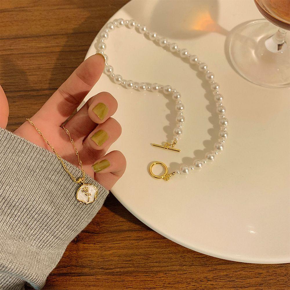 Vòng Cổ Choker Hai Lớp Họa Tiết Hoa Hồng Thời Trang Dành Cho Nữ