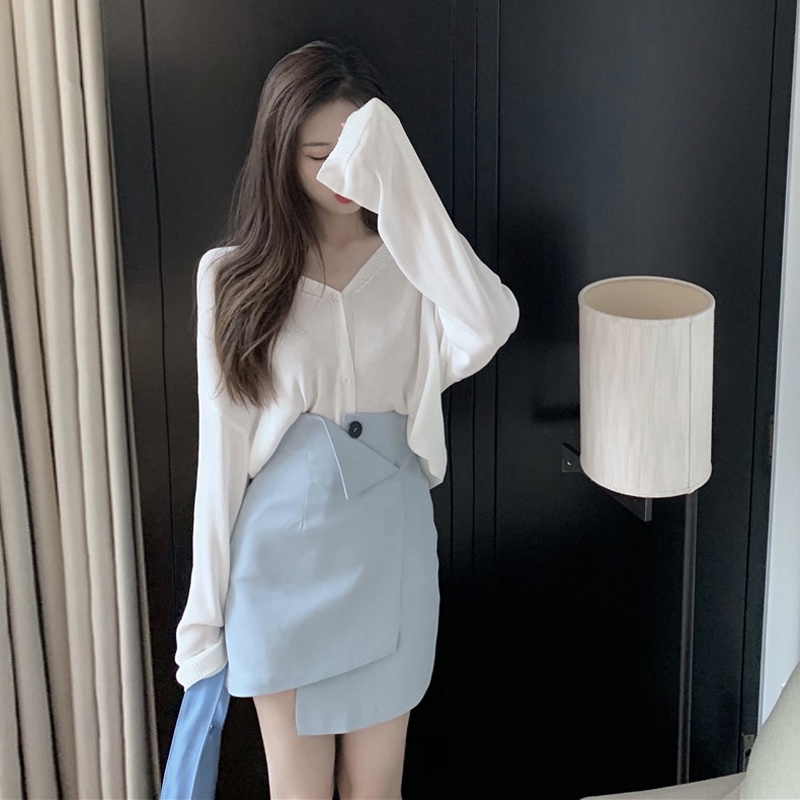 áo len + chân váy công sở E107 EMMA