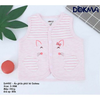 Áo ghile kẻ ngang Dokma