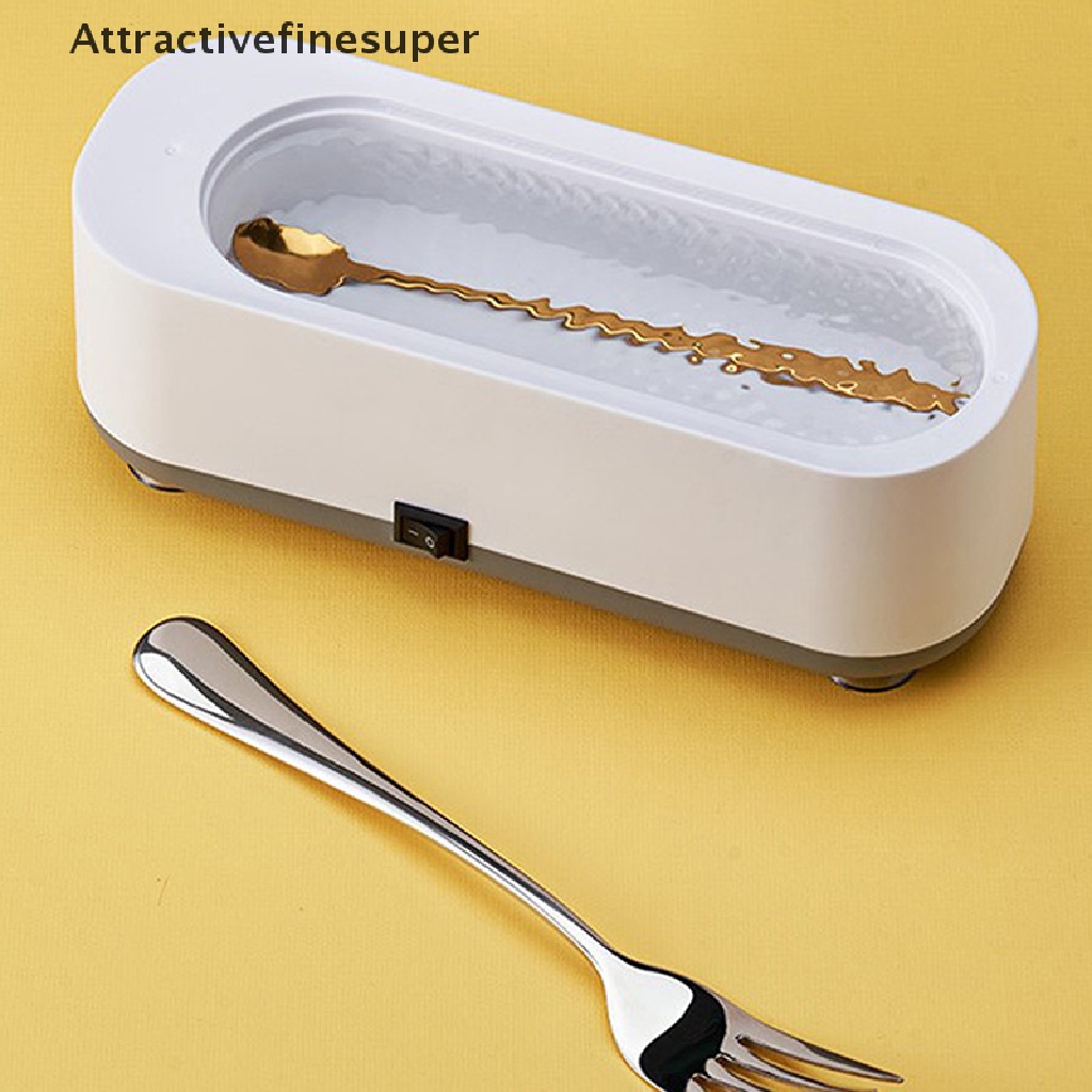 Máy Rung Siêu Âm 4.5v Làm Sạch Kính / Đồng Hồ / Trang Sức / Nhẫn Nhỏ