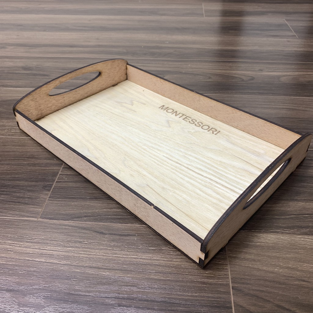 Khay Gỗ Montessori Giúp Giáo Viên Mầm Non Đựng Học Liệu Hỗ Trợ Giảng Dạy Theo Phương Pháp Giáo Dục Tự Lập