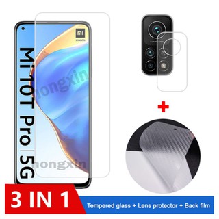 Kính Cường Lực 3 Trong 1 Bảo Vệ Màn Hình Cho Xiaomi Mi 10t 10 Lite 9t Pro 9 Xiaomi Poco X3 Nfc F2 F1 Pro Xiomi Poco X3