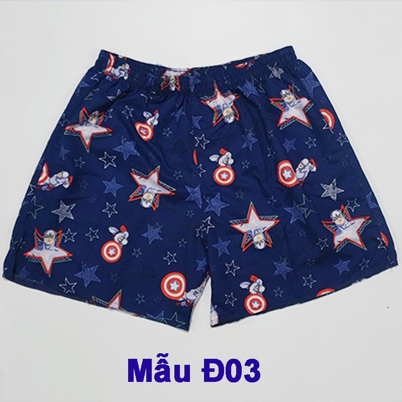 Quần Đùi Nam Mẫu Hoạt hình siêu dễ Thương Cute M021 - Quần Ngủ Nam, Mặc nhà - Mẫu Họa tiết - FreeShip