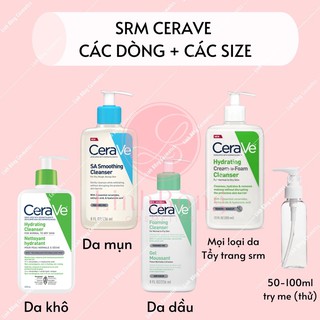 SỮA RỬA MẶT CERAVE CÁC SIZE (BẢN PHÁP)