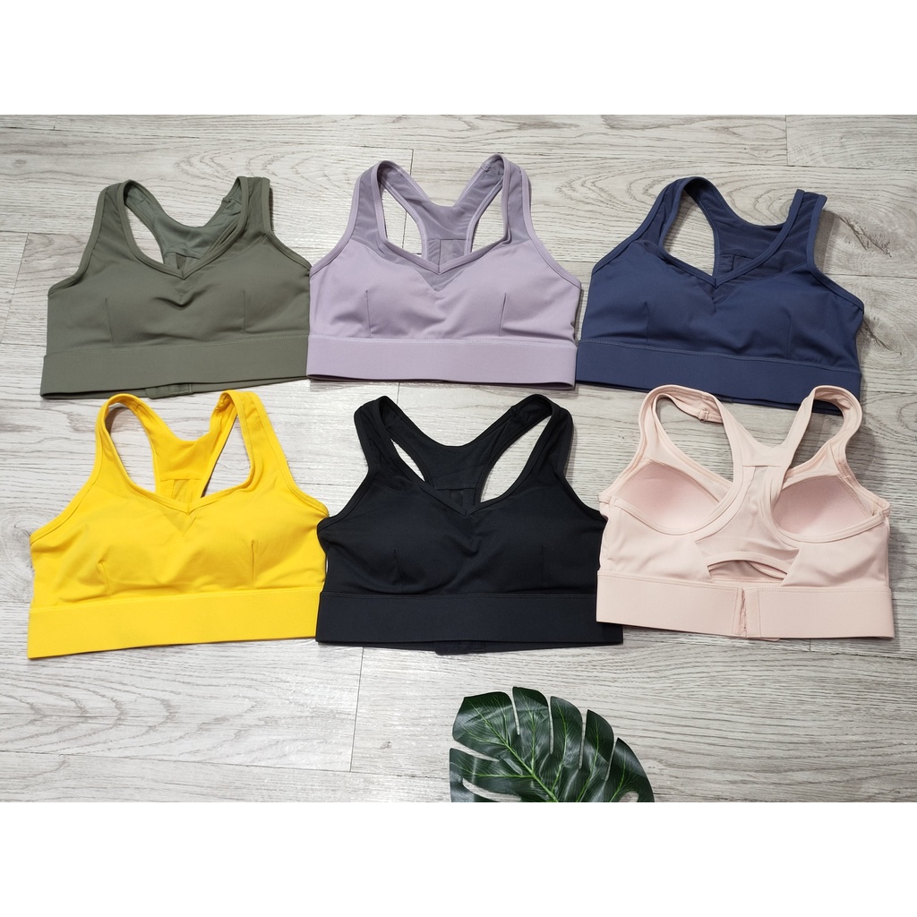 Aó tập gym yoga thể thao nữ, áo bra thun lì mịn mút đúc cao cấp Bin Sports A200