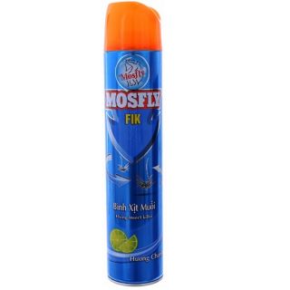 Bình xịt muỗi Mosfly Fik hương chanh 600ml