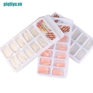 Set 100 móng tay giả kiểu pháp tự nhiên