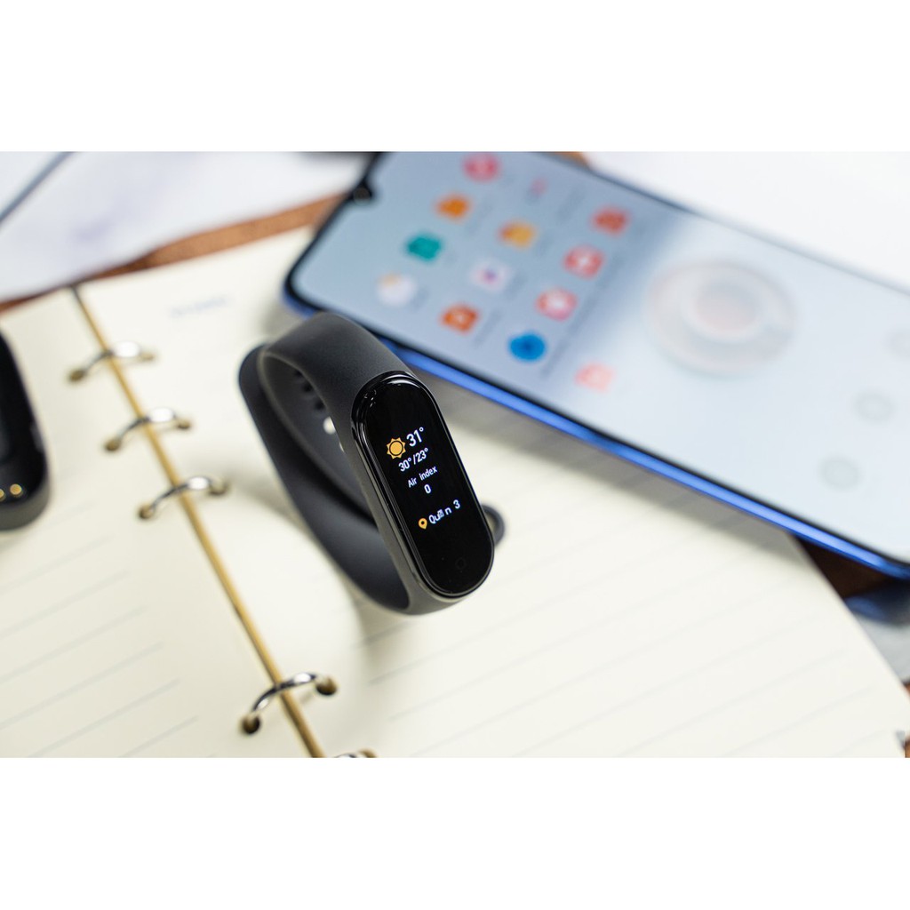 Vòng tay thông minh Miband 4 Xiaomi Tiếng Việt Vòng tay Mi Band4 Xiaomi